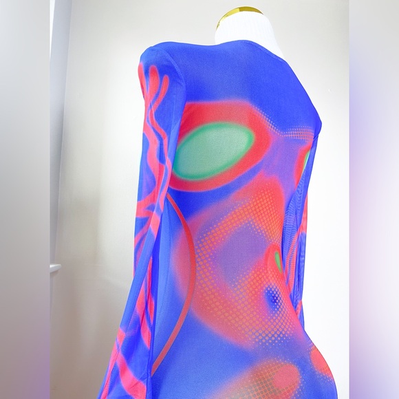 Sheer MIDI Dress - Picture 11 of 15